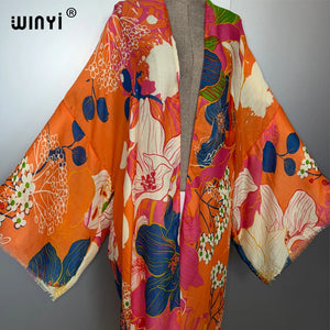 Kimono Boho Imprimé Africain – présentation du modèle, vue 5