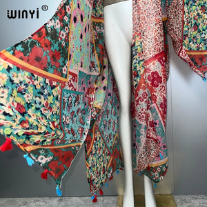 Kimono Bohème Pompons – présentation du modèle, vue 4