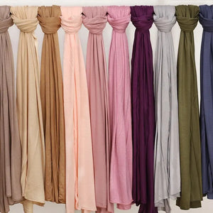 Foulard Jersey Modal – détail du tissu et des finitions