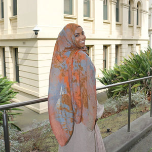 Hijab Léopard Bohème – présentation du modèle, vue 13