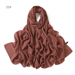 Hijab Mousseline Rétro Pour Femme – présentation du modèle, vue 9