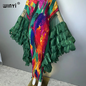 Kaftan Plissé WINYI Pour Femme – présentation du modèle, vue 6