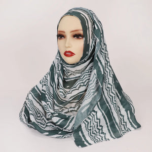 Hijab Léopard Bohème – présentation du modèle, vue 8