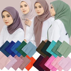 Hijab Carré Mousseline 110 × 110 cm – vue principale
