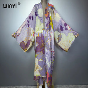 Kimono Boho Imprimé Africain – présentation du modèle, vue 6