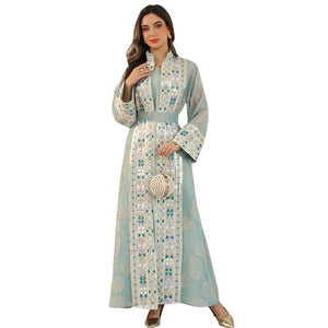 Abaya Aïd Ensemble 2 Pièces Soirée – présentation du modèle, vue 6