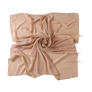 Hijab Carré Mousseline 110 × 110 cm – vue 14