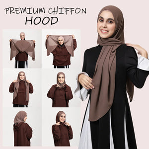 Hijab Mousseline Magnétique Pour Femme – détail de la coupe