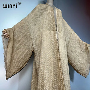 Kimono Caftan Motifs Géométriques – détail de la coupe