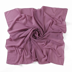 Hijab Carré Mousseline 110 × 110 cm – vue 12
