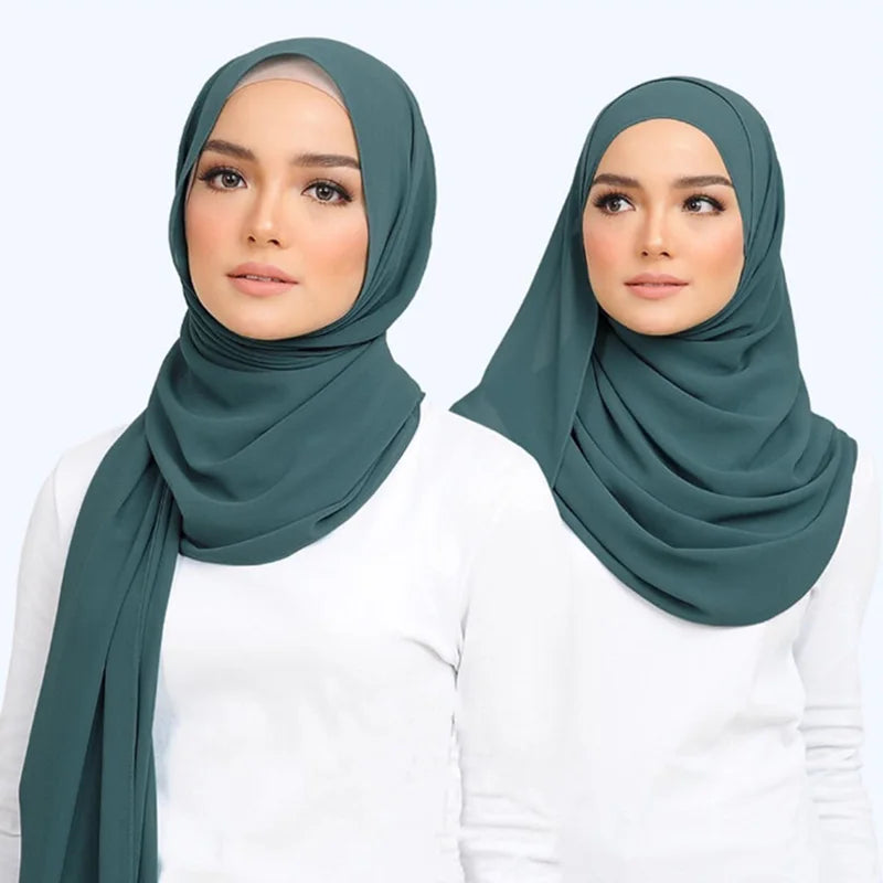 Foulard Mousseline Ramadan pour femme – tissu, coupe et finitions – Maison Layina