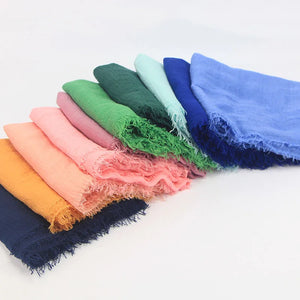 Hijab Coton Froissé Respirant Pour Femme – vue 5