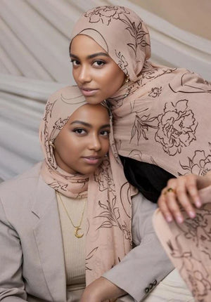Hijab Léopard Bohème – présentation du modèle, vue 12