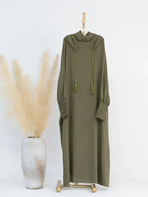 Abaya à Capuche Décontractée Pour Femme – vue 16