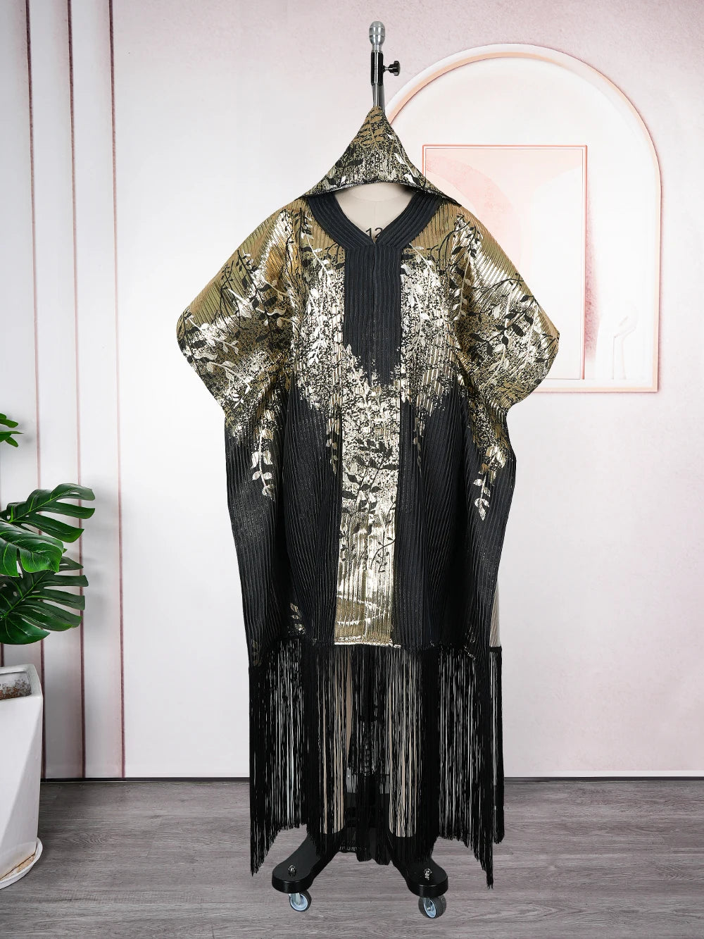 Abaya Africaine Ankara Longue Pour Femme – coupe longue et finitions élégantes – Maison Layina
