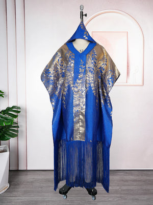 Abaya Africaine Ankara Longue Pour Femme – vue produit 3 – Maison Layina