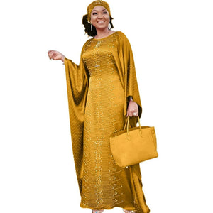Abaya Africaine Dashiki Grande Taille – vue produit 9 – Maison Layina