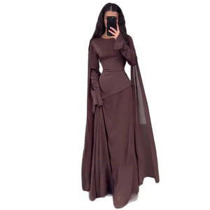 Abaya Dubaï Jalabiya Élégante Pour Femme – vue 3