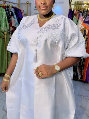 Abaya Dubaï Luxe Boubou Djellaba – vue 2