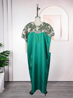 Abaya Dubaï Luxe Boubou Djellaba – vue 4
