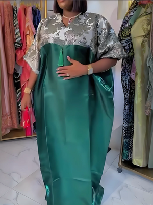 Abaya Dubaï Luxe Boubou Djellaba – vue 6