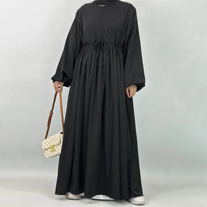 Abaya Kaftan Luxe Femme Musulmane – présentation du modèle, vue 13