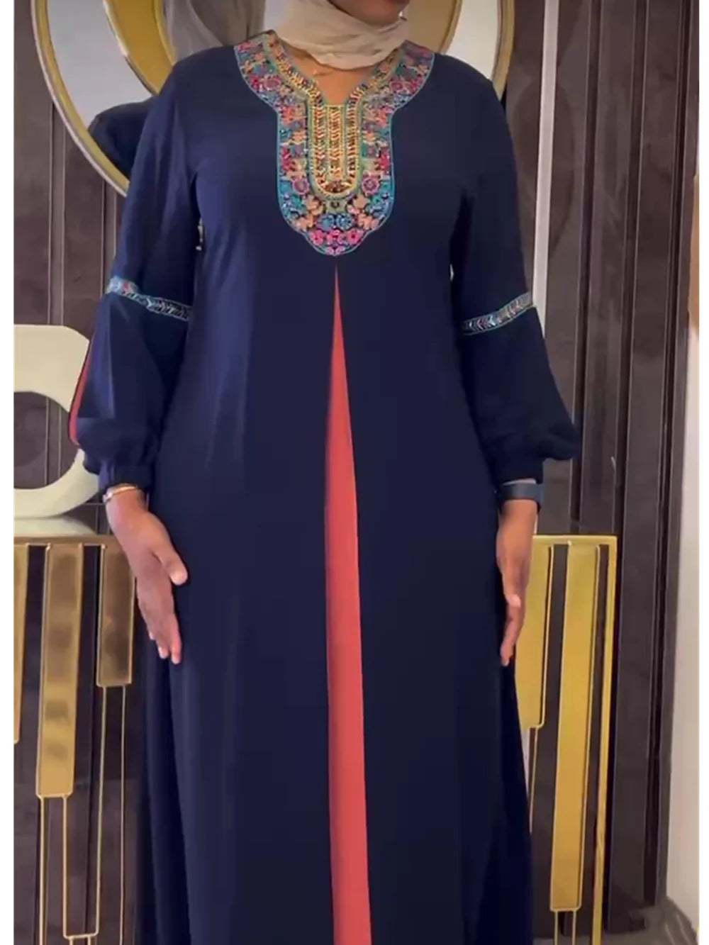 Abaya Kimono Dubaï Djellaba Pour Femme – coupe longue et finitions élégantes – Maison Layina
