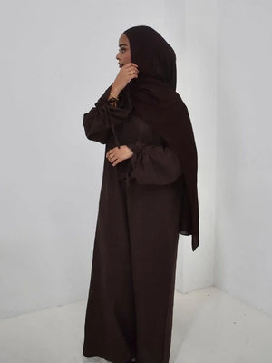 Abaya Marocaine Manches Nouées – vue produit 4