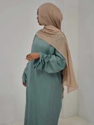 Abaya Marocaine Manches Nouées – vue produit 5