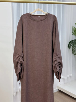 Abaya Marocaine Manches Nouées – vue produit 6