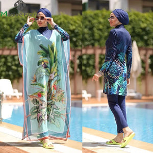 Burkini Femme Grande Taille 3 ou 4 Pièces – vue principale