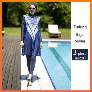 Burkini Femme Grande Taille 3 ou 4 Pièces – vue produit 9