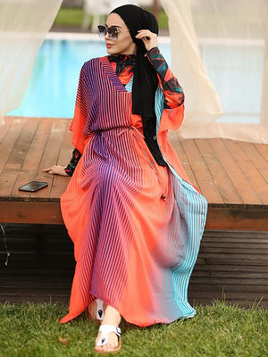 Burkini Imprimé 4 Pièces Grande Taille – vue produit 12