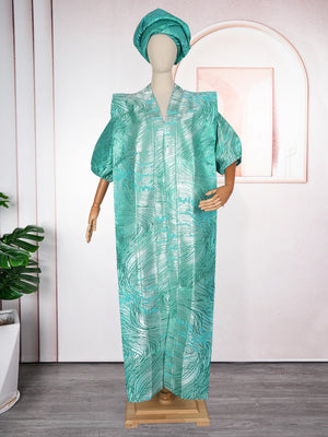 Caftan Marocain Satiné Pour Femme – détail de la coupe