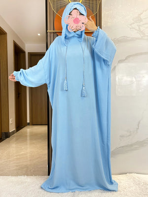 Djellaba Coton à Capuche Pour Femme – vue principale