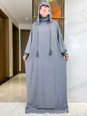 Djellaba Coton à Capuche Pour Femme – vue produit 20