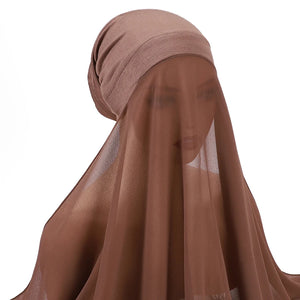 Hijab Instantané Bonnet et Mousseline – vue 16