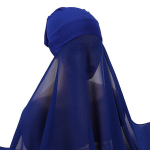 Hijab Instantané Bonnet et Mousseline – vue 23