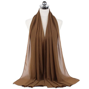 Hijab Mousseline Longue 70 × 180 cm – vue 11