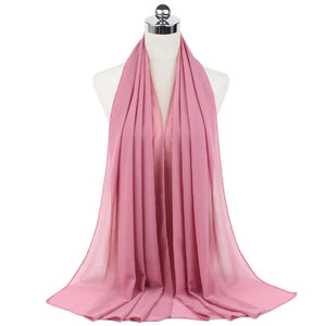Hijab Mousseline Longue 70 × 180 cm – vue produit 15 – Maison Layina