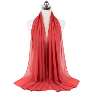 Hijab Mousseline Longue 70 × 180 cm – vue produit 18 – Maison Layina