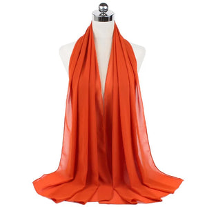 Hijab Mousseline Longue 70 × 180 cm – vue produit 25 – Maison Layina