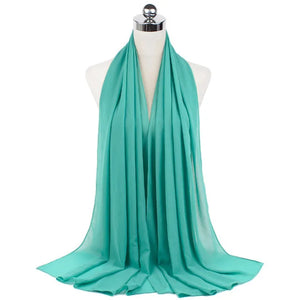 Hijab Mousseline Longue 70 × 180 cm – vue produit 47 – Maison Layina