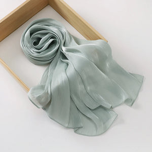 Hijab Plissé Scintillant Malaisien – vue produit 9 – Maison Layina