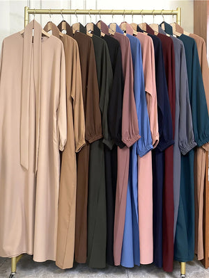 Robe Élégante Caftan Marocain À Poches – présentation du modèle, vue 6