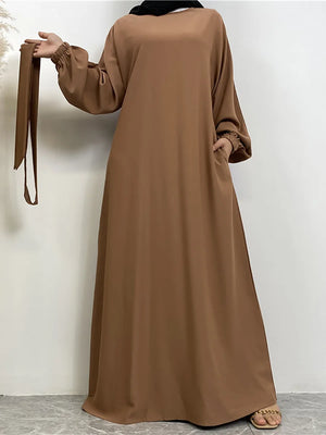 Robe Élégante Caftan Marocain À Poches – présentation du modèle, vue 11