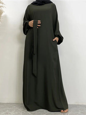 Robe Élégante Caftan Marocain À Poches – présentation du modèle, vue 12