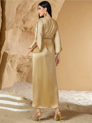 Robe Dentelle Diamant Soirée – présentation du modèle, vue 5
