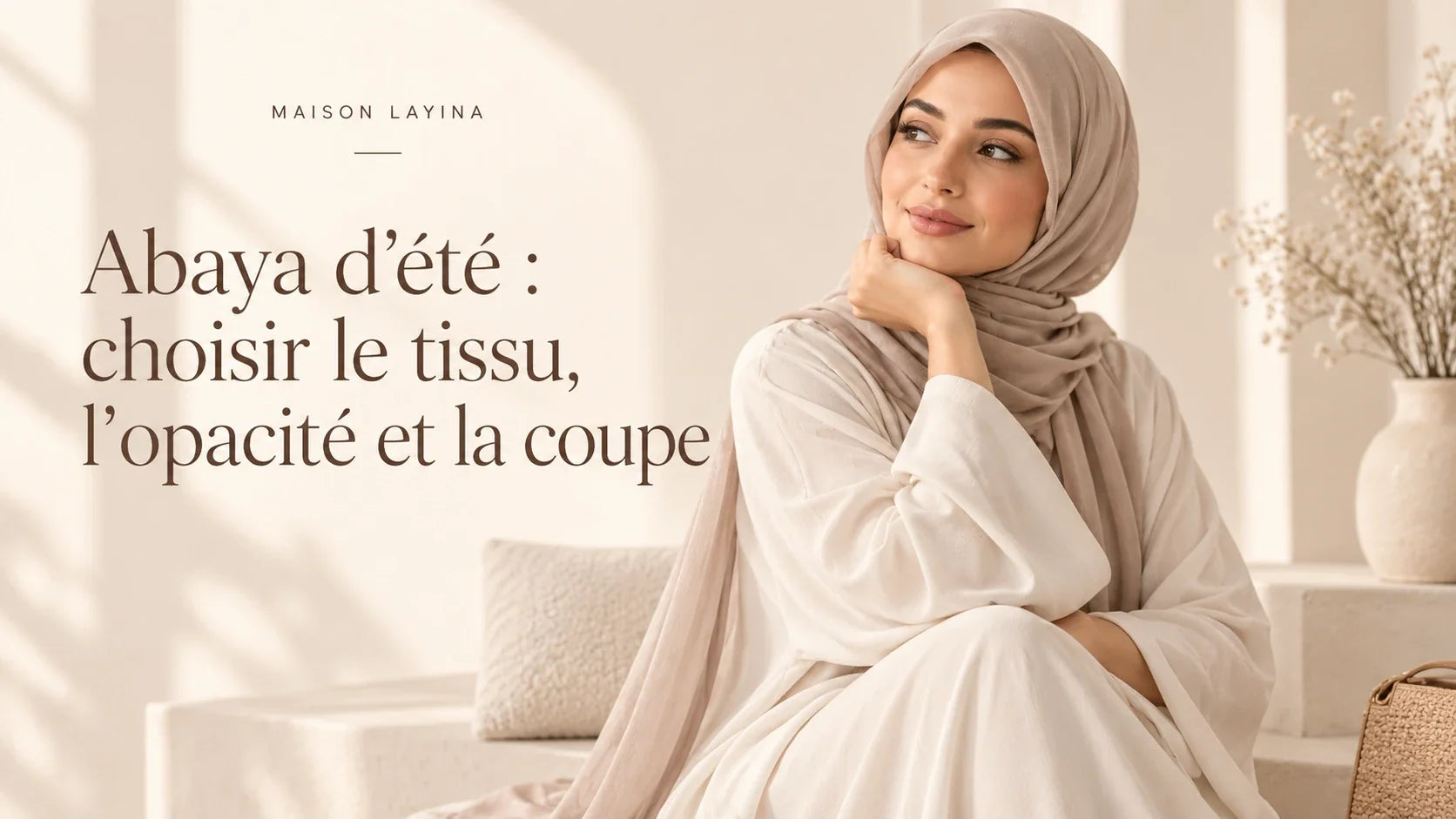 Sommer-Abaya: Stoff, Opazität und Schnitt auswählen