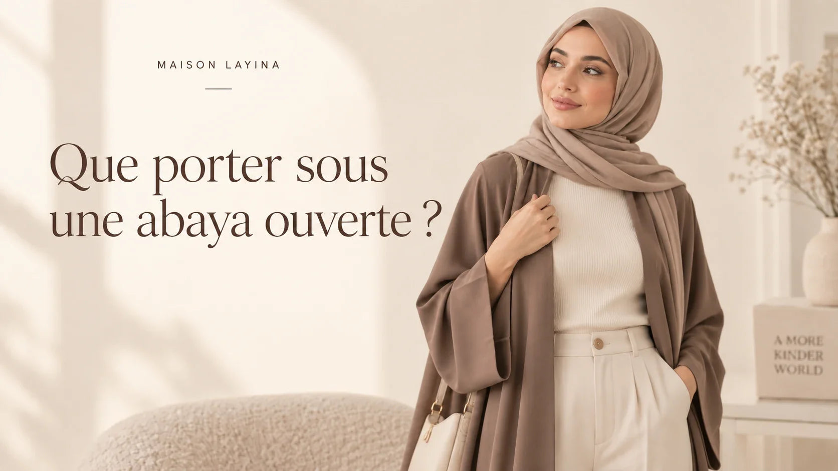 Que porter sous une abaya ouverte ?